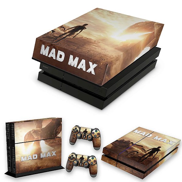 KIT PS4 Fat Skin e Capa Anti Poeira - Mad Max