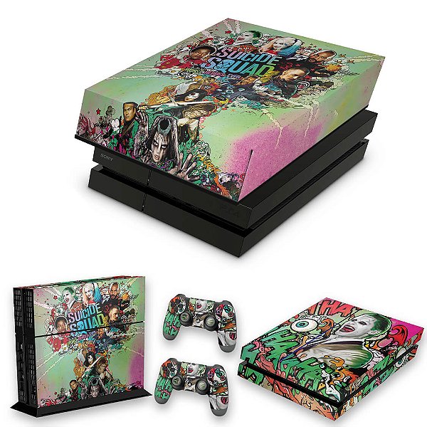 KIT Capa PS5 e Case Controle - God of War Ragnarok B - Pop Arte Skins