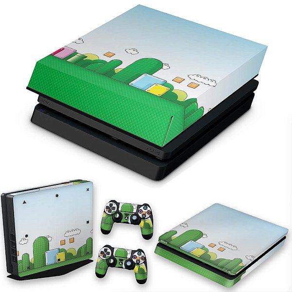 PS4 Slim Skin - Super Mario - Pop Arte Skins