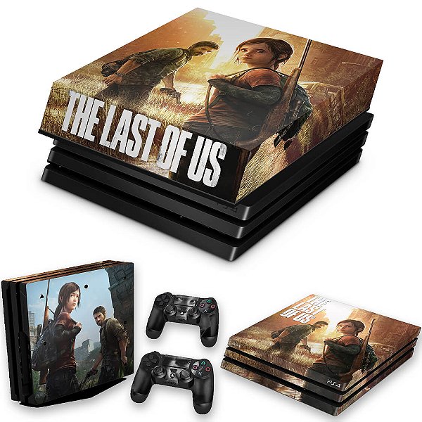 KIT PS4 Pro Skin e Capa Anti Poeira - The Last Of Us