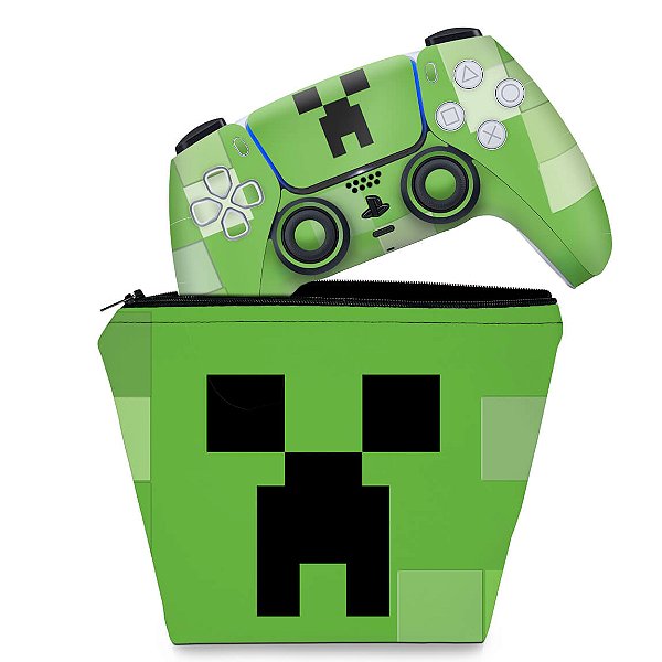 Skin PS5 Controle - Minecraft - Pop Arte Skins