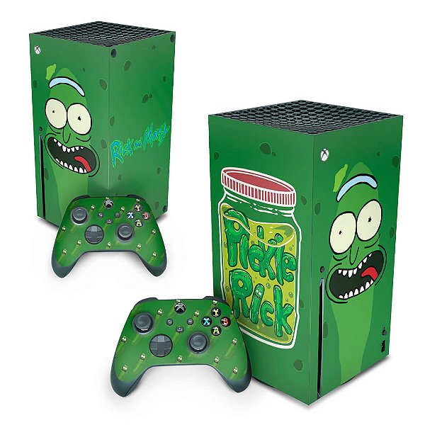 Xbox Series X Skin - Pickle Rick And Morty