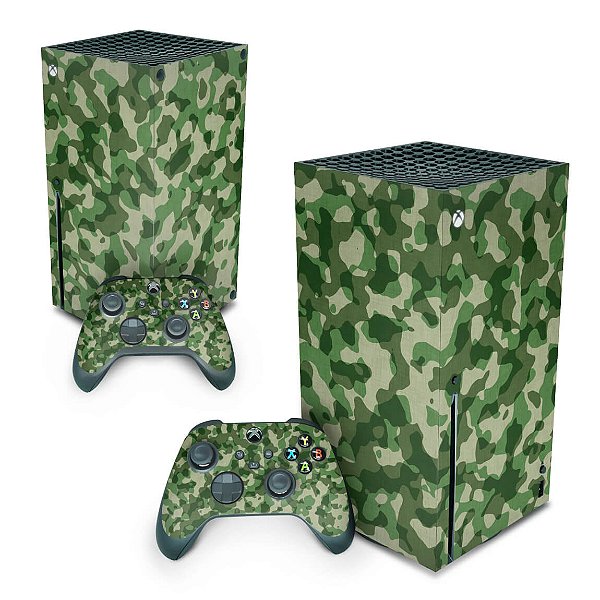Xbox Series X Skin - Camuflado Verde