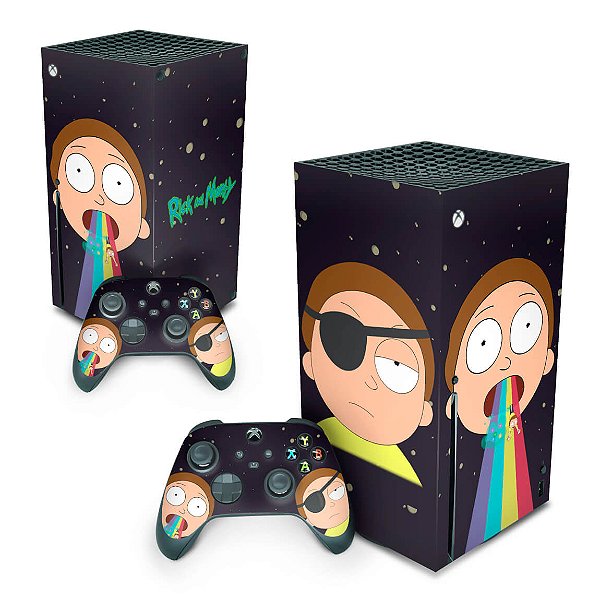 Xbox Series X Skin - Morty Rick And Morty