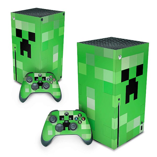 Xbox Series X Skin - Creeper Minecraft