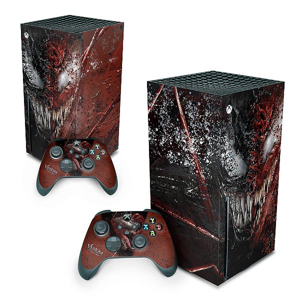 Xbox Series X Skin - Venom Tempo de Carnificina