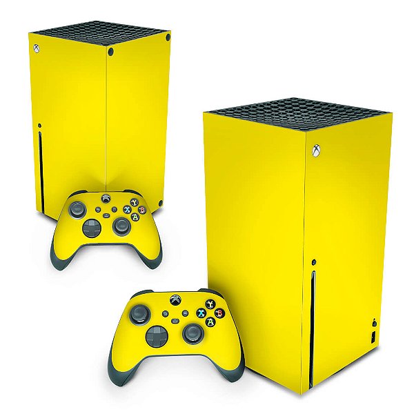 Xbox One Slim Skin - Amarelo - Pop Arte Skins