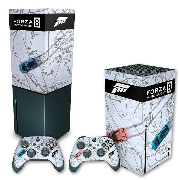 KIT Xbox Series X Skin e Capa Anti Poeira - Forza Motor Sport 8