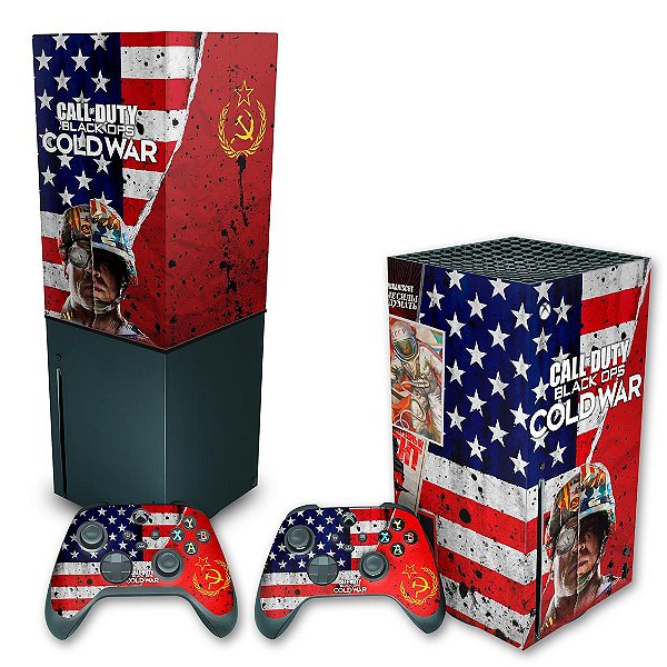 KIT Xbox Series X Skin e Capa Anti Poeira - Call Of Duty Cold War