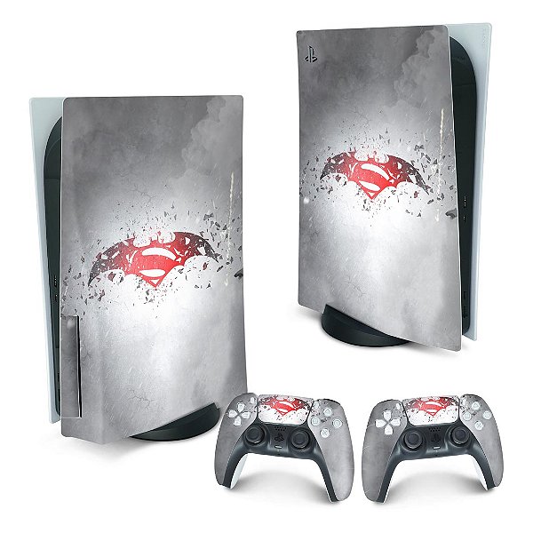 PS5 Skin - Batman Vs Superman Logo