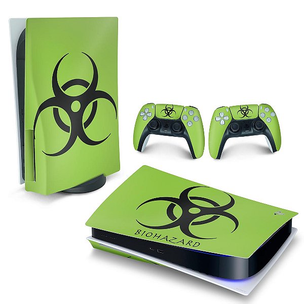Skin PS5 - Biohazard Radioativo