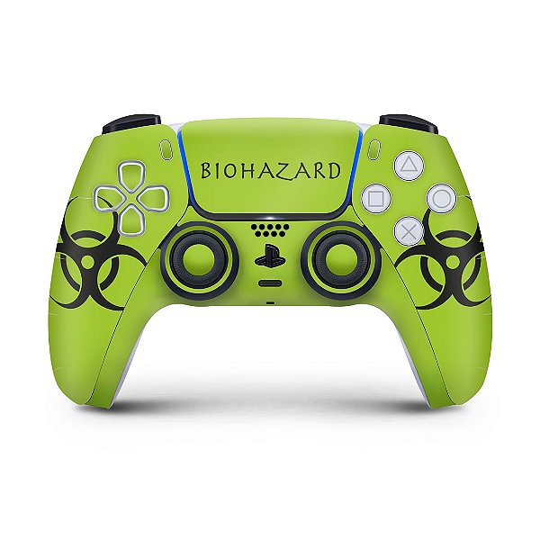 Skin PS5 Controle - Biohazard Radioativo