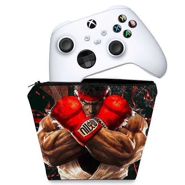 KIT Capa Case e Skin Xbox Series S X Controle - Street Fighter V - Pop Arte  Skins