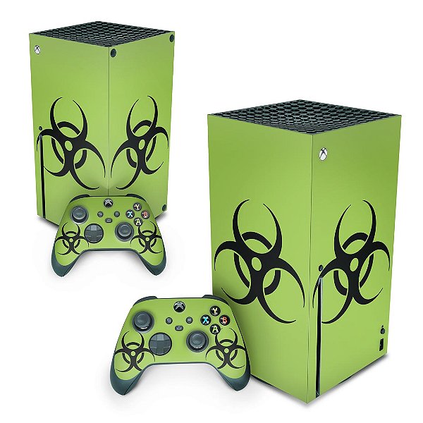 Xbox Series X Skin - Biohazard Radioativo