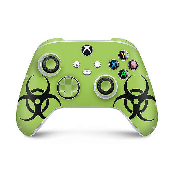 Xbox Series S X Controle Skin - Biohazard Radioativo
