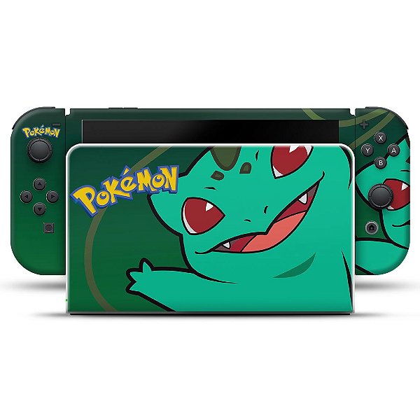 Nintendo Switch Oled Skin - Pokémon Bulbasaur
