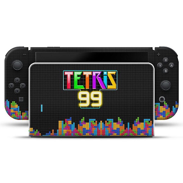 Nintendo Switch Oled Skin - Tetris 99