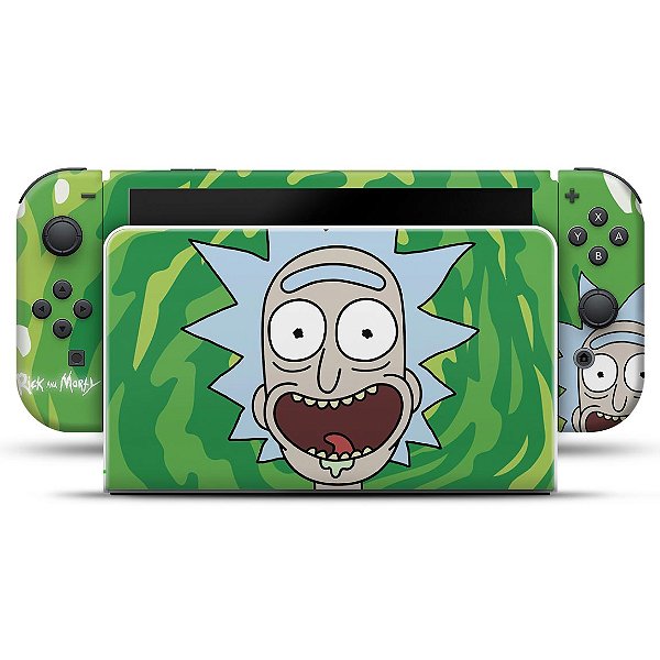 Nintendo Switch Oled Skin - Rick And Morty