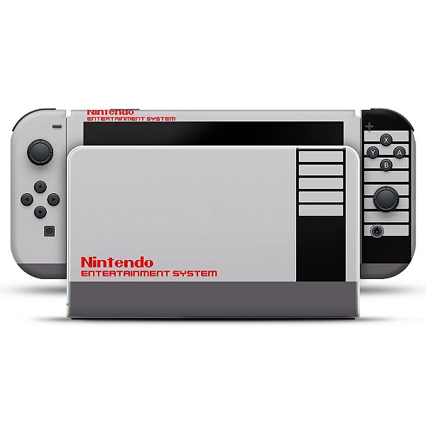 Nintendo Switch Oled Skin - Nintendinho Nes