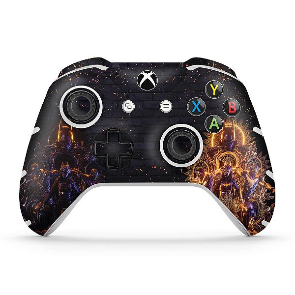 Skin Xbox One Slim X Controle - Gotham Knights