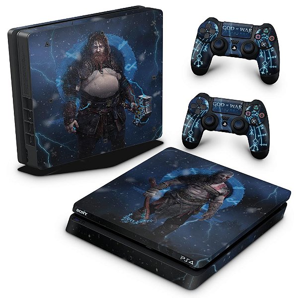 PS4 Slim Skin - God of War Ragnarok B