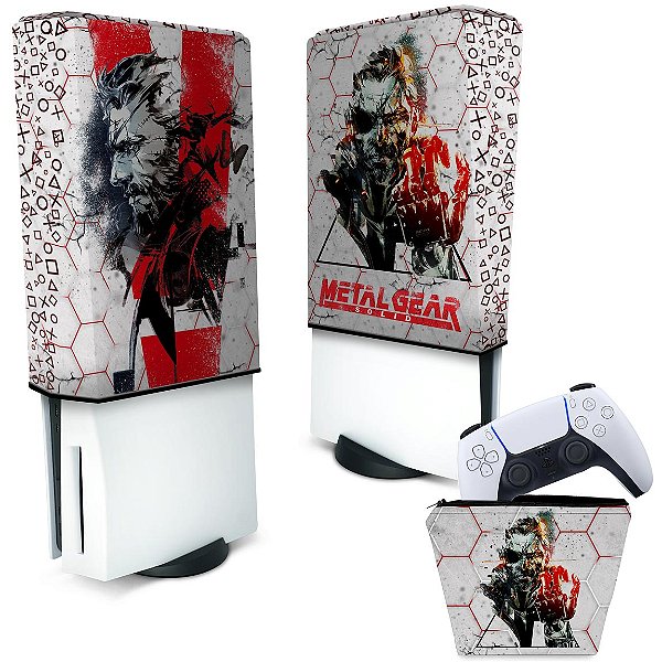 KIT Capa PS5 e Case Controle - Metal Gear Solid
