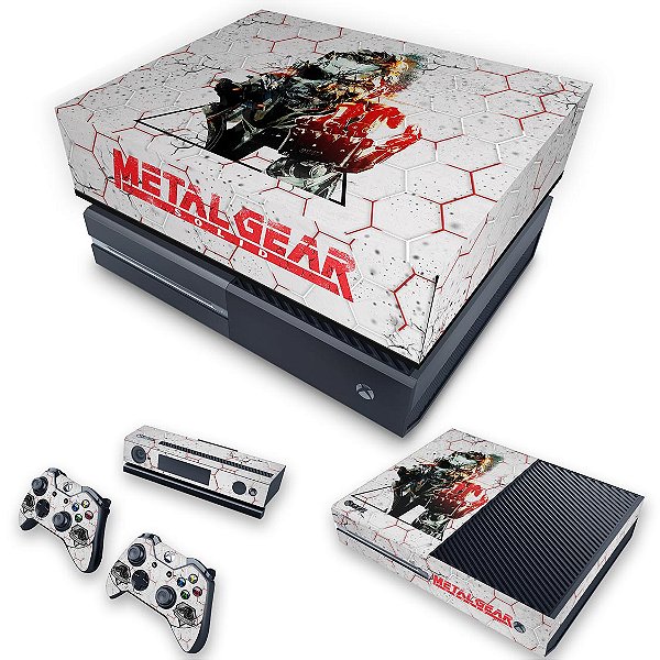 KIT Xbox One Fat Skin e Capa Anti Poeira - Metal Gear Solid