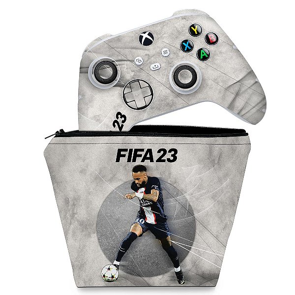 KIT Capa Case e Skin Xbox Series S X Controle - FIFA 23