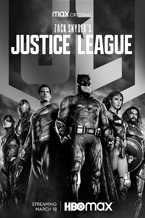 Poster Liga Da Justiça Zack Snyder A