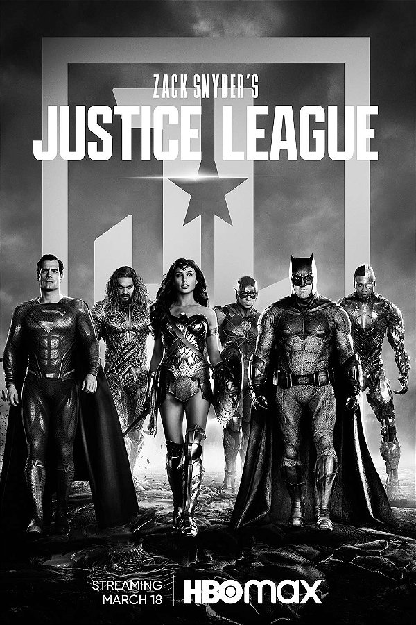 Poster Liga Da Justiça Zack Snyder B