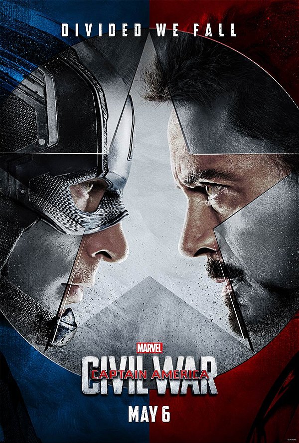 Poster Capitão América Guerra Civil A