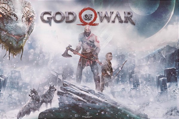 Poster God Of War 4 C