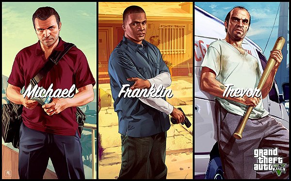 Poster Grand Theft Auto V Gta 5 E