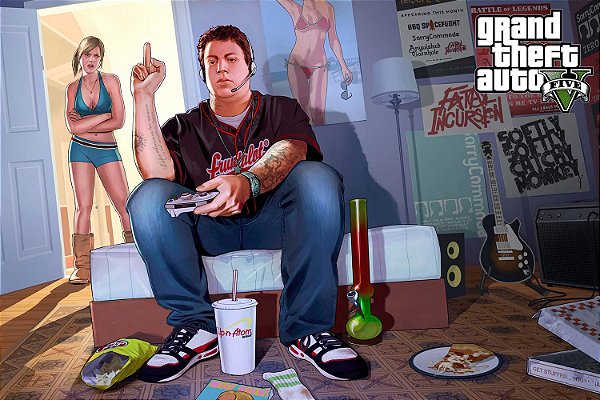Poster Grand Theft Auto V Gta 5 O