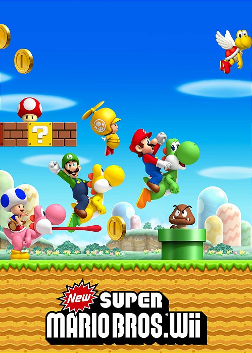 Poster New Super Mario Bros C