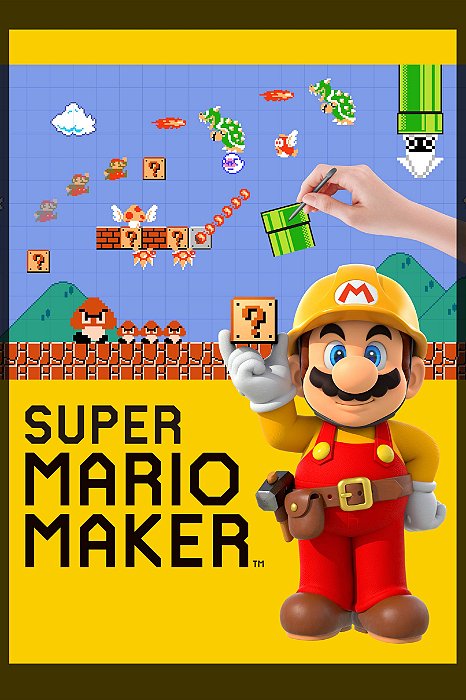 Poster Super Mario Maker A