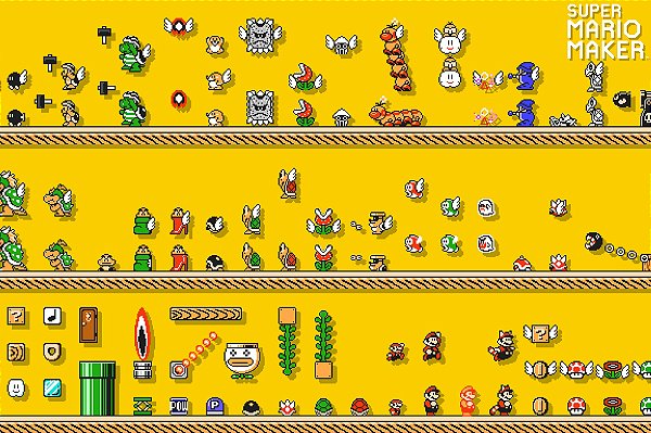 Poster Super Mario Maker C