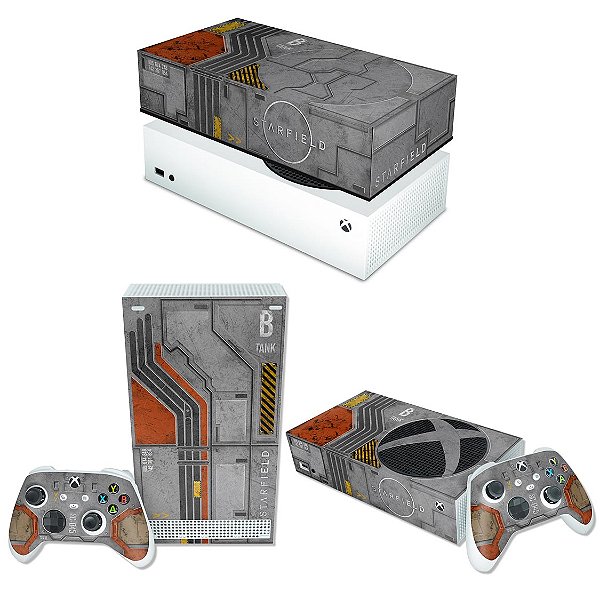 KIT Xbox Series S Skin e Capa Anti Poeira - Starfield