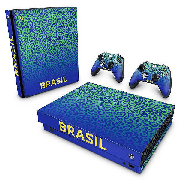 Skin Xbox One S Bandeira do Brasil em Promoção na Americanas