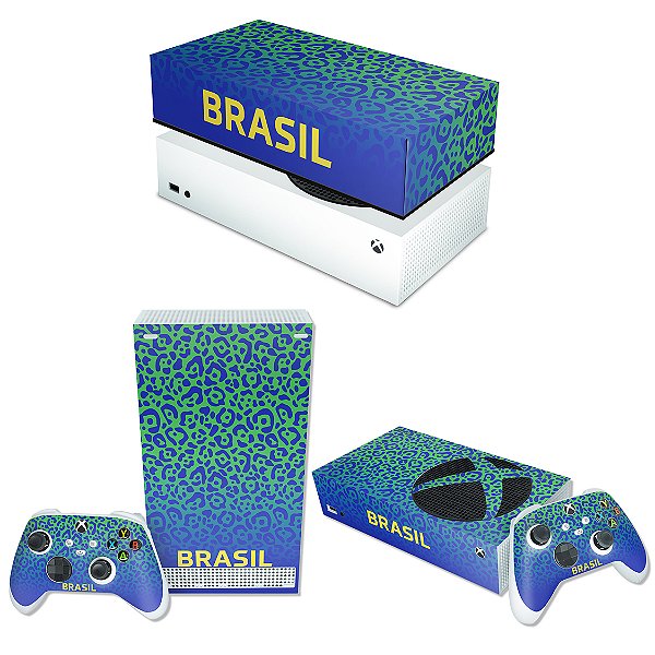 KIT Xbox Series S Skin e Capa Anti Poeira - Brasil