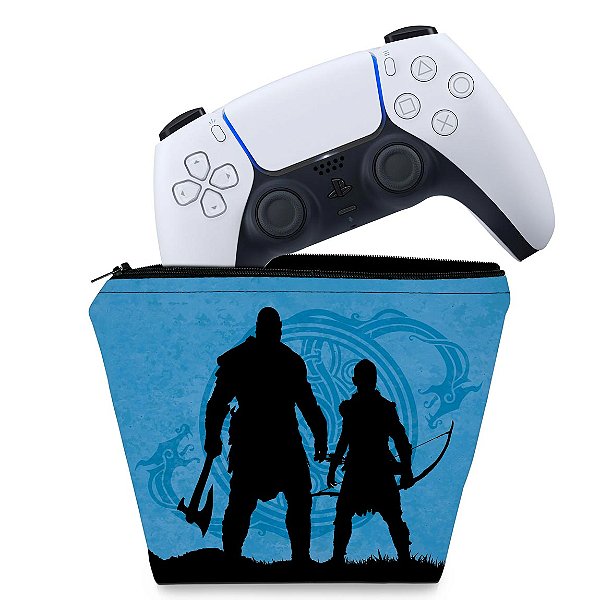 Capa PS5 Controle Case - God of War Ragnarok Edition - Pop Arte Skins