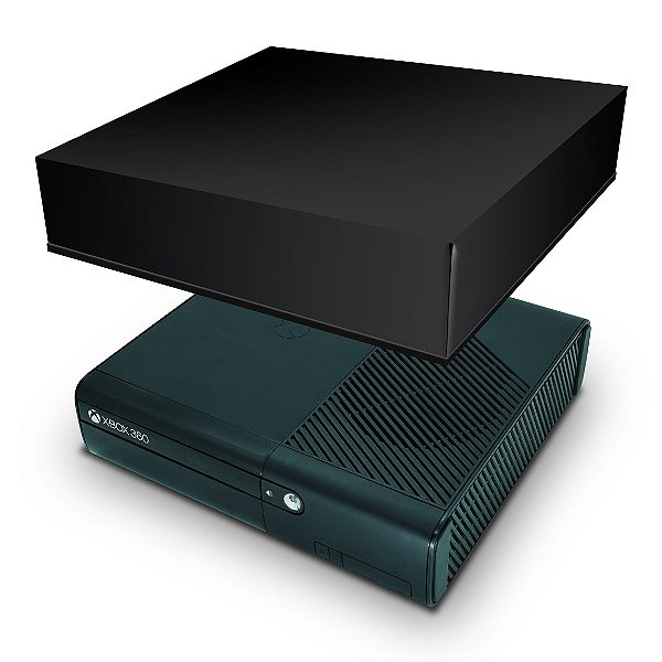 Xbox 360 Super Slim Capa Anti Poeira -  Preta All Black