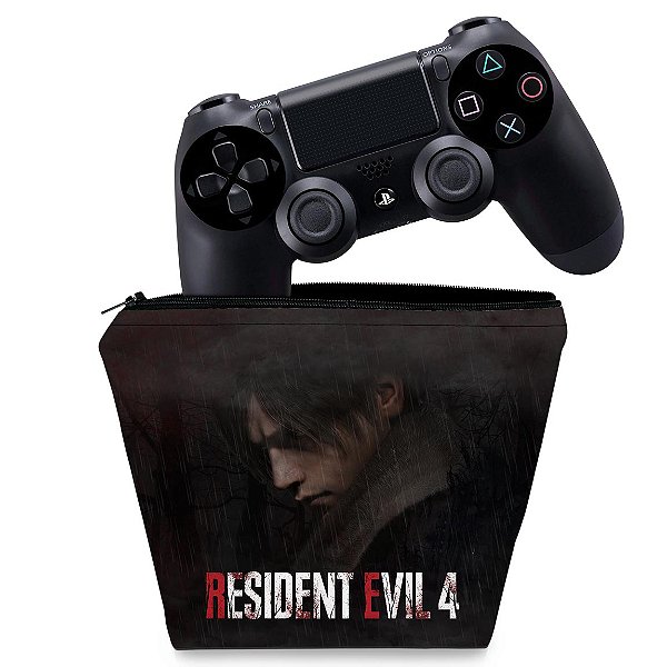 Capa PS4 Controle Case - Resident Evil 4 Remake - Pop Arte Skins