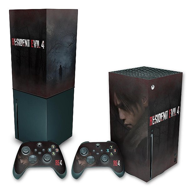 Capa Case e Skin Compatível Xbox One Fat Controle - Resident Evil