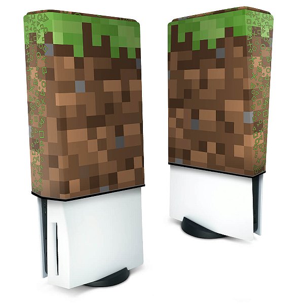 Capa PS5 Fat Anti Poeira - Minecraft