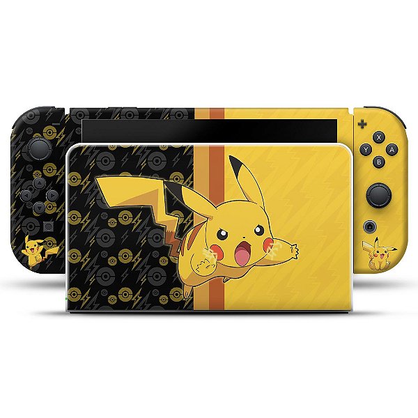 Nintendo Switch Oled Skin Pikachu Pokemon Pop Arte Skins