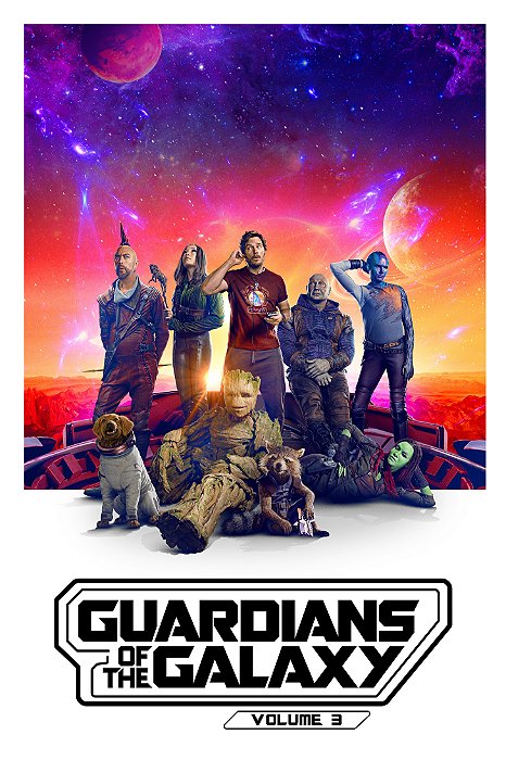 Poster Guardiões da Galáxia Vol. 3 A
