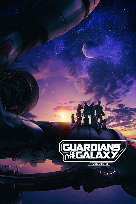 Poster Guardiões da Galáxia Vol. 3 B