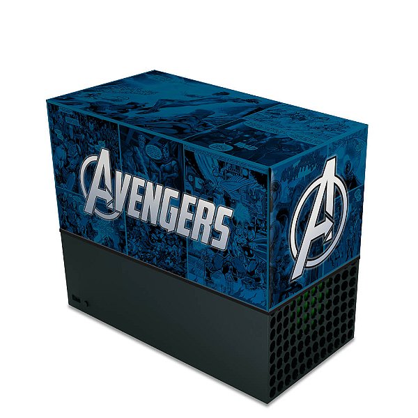 Capa Xbox Series X Anti Poeira - Avengers Vingadores Comics