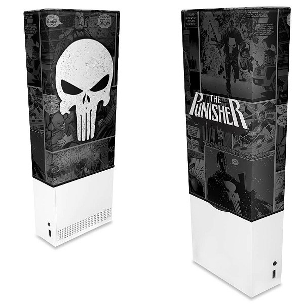 Capa Xbox Series S Anti Poeira - The Punisher Justiceiro Comics